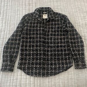 Abercrombie and Fitch Tweed Oversized Shacket Size Small